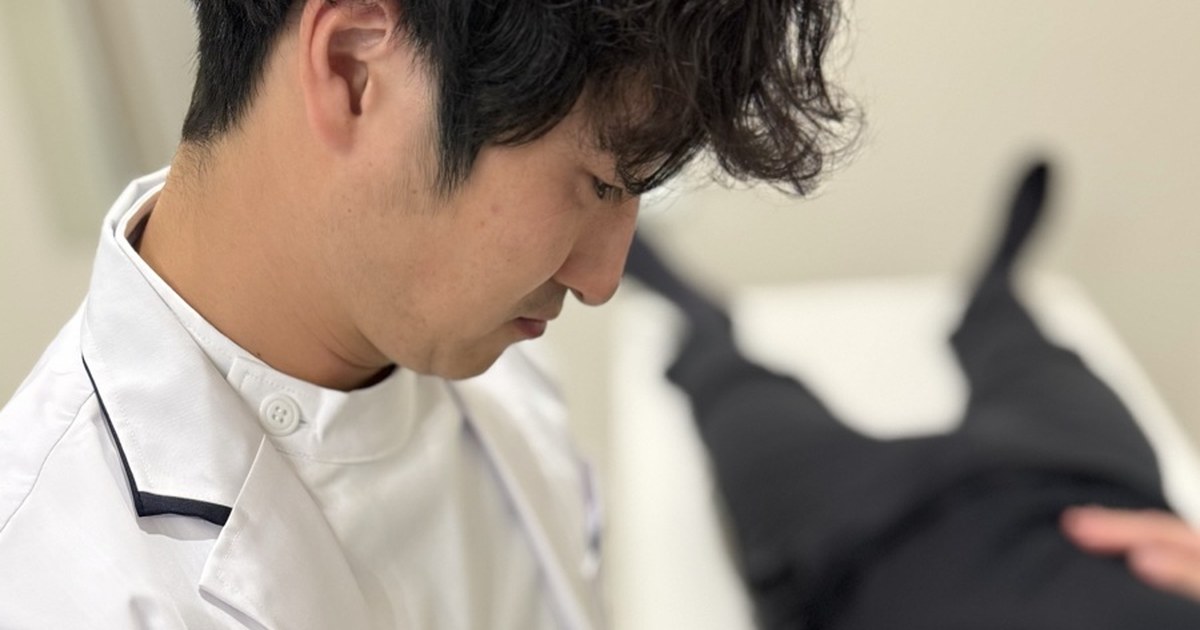 理学療法士の痩身整体 初回体験の施術イメージ